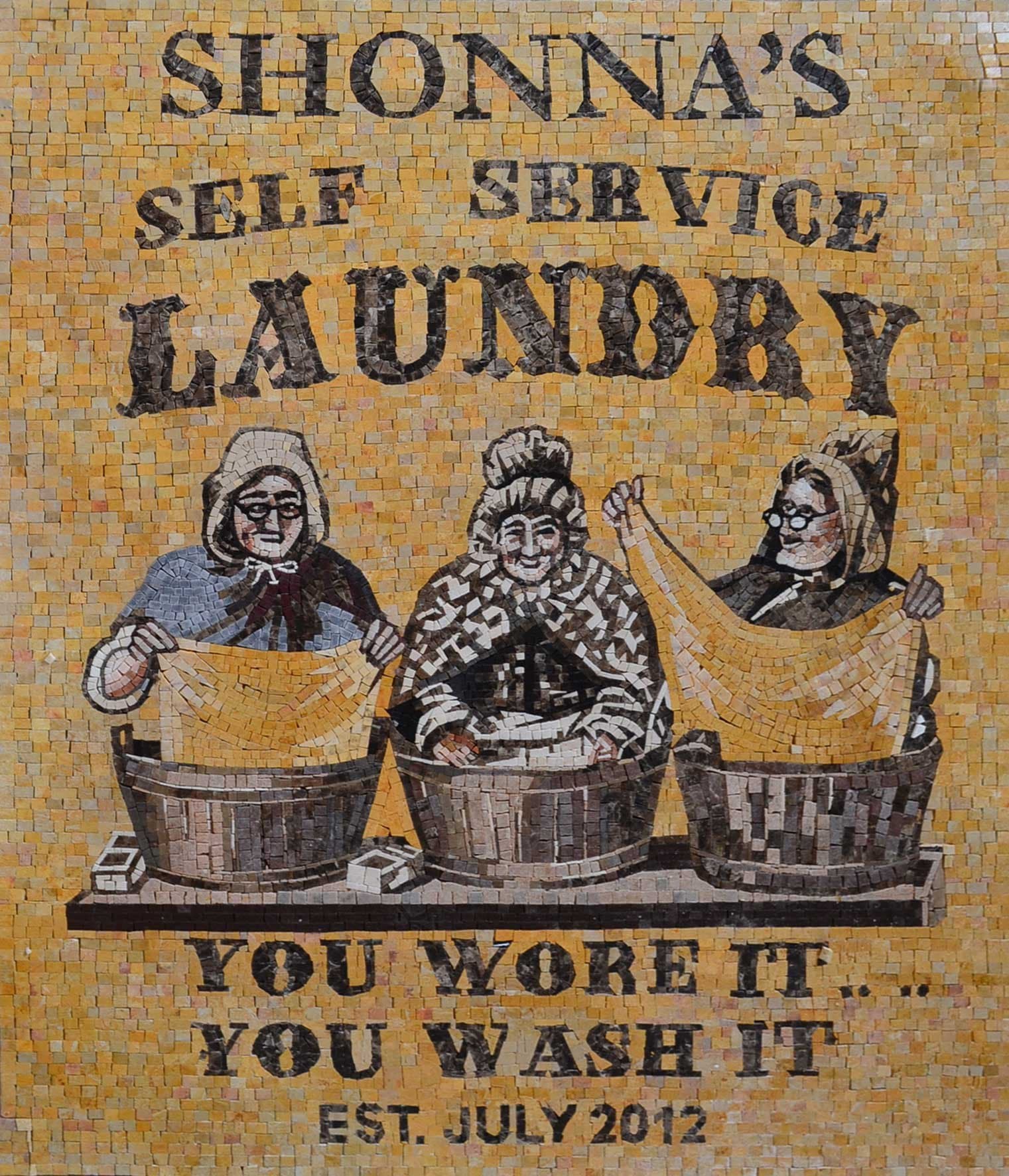 Custom Mosaic Sign - Unique Personalized Decor – Mozaico