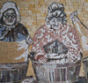 Lavanderia self-service - arte em mosaico