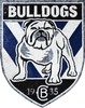 Logo personalizzato Bulldog Mosaico in marmo