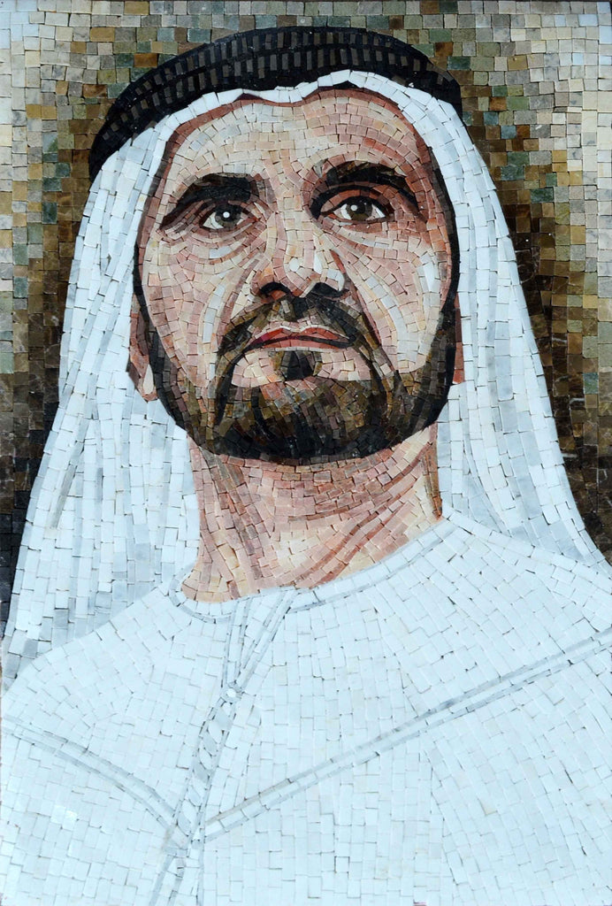Principe degli Emirati Arabi Uniti Mosaico in marmo su misura