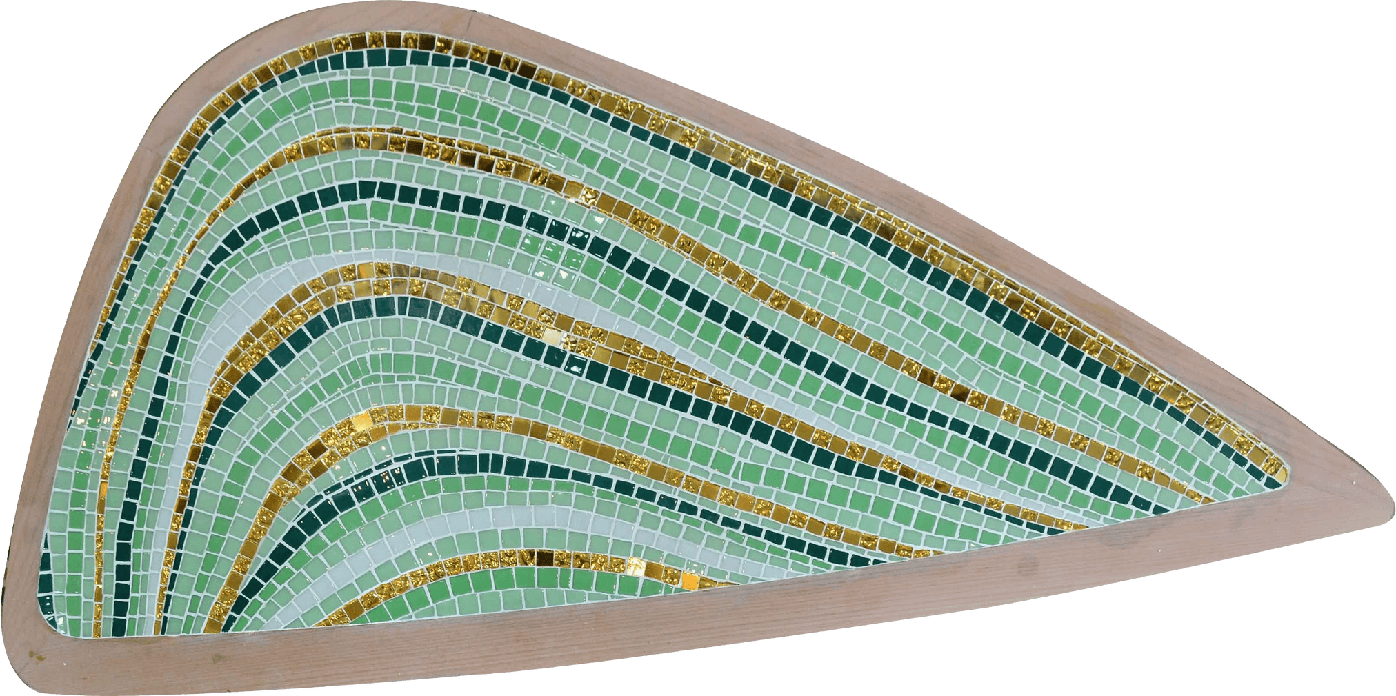 Table Top Glass Mosaic Design Geometric Mozaico