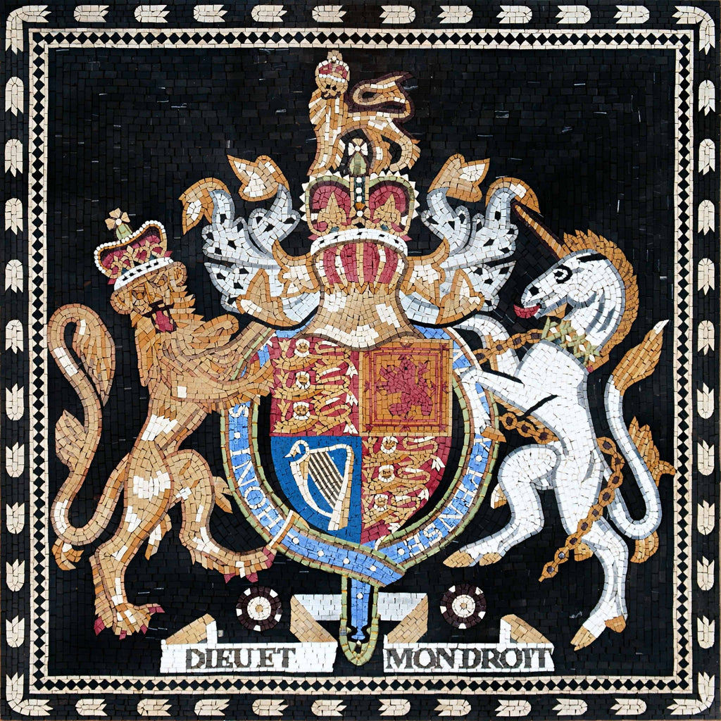 Custom Mosaics - Royal Coat of Arms