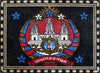 Custom Mosaics - Cambodia Coat of Arms
