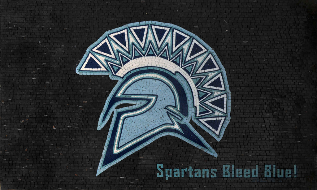 Mosaic Design - Spartans Blue