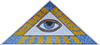 Mosaic Designs - Evil Eye Triangle