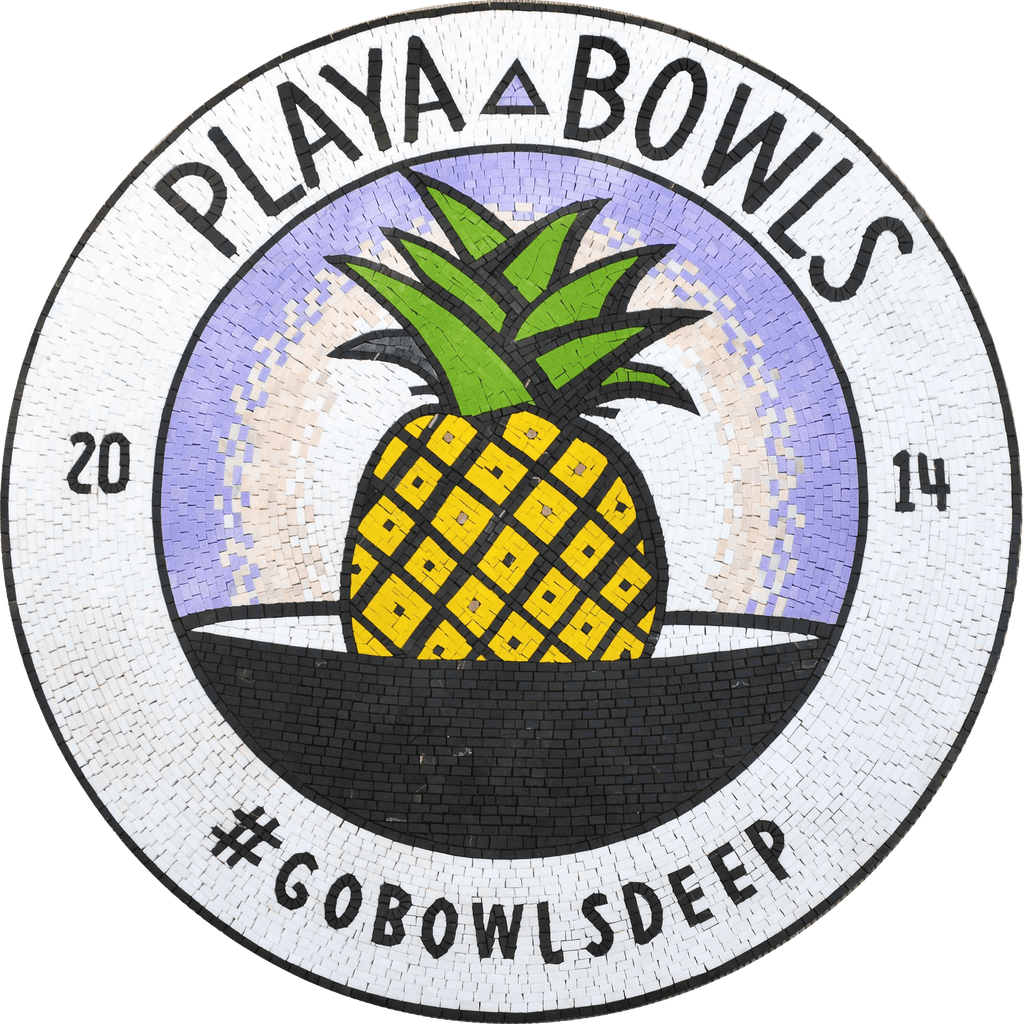 Medallón Mosaico - Playa Bowls