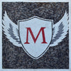 Arte em mosaico - logotipo Maverick