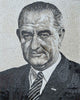 Mosaïque personnalisée du président Lyndon