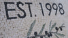 Ramo di olivo - Mosaico con logo personalizzato