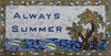 Arte em mosaico personalizada - Always Summer