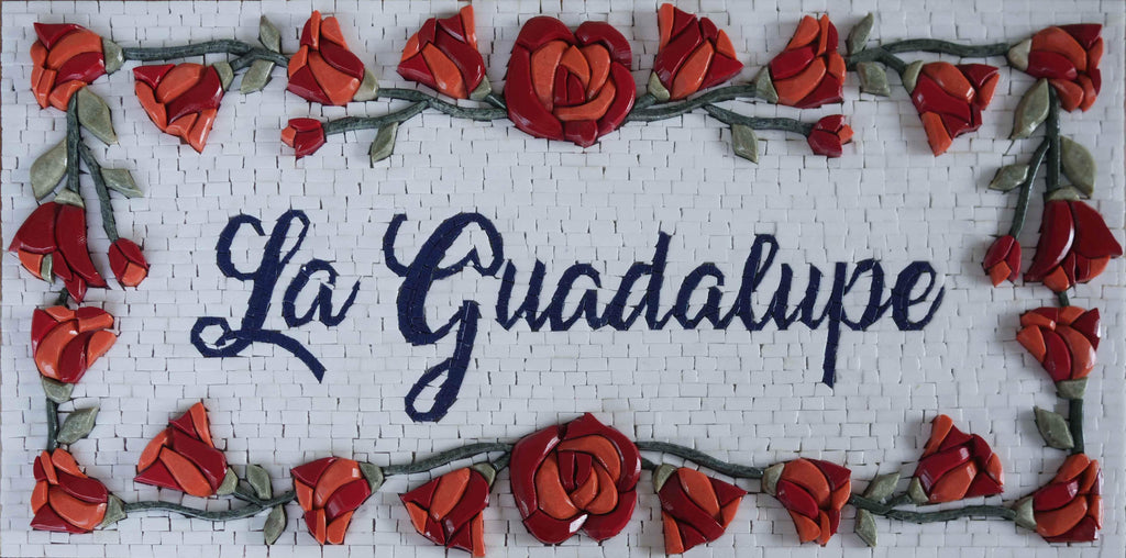 La Guadalupe - Arte della pietra a mosaico personalizzata | Mozaico
