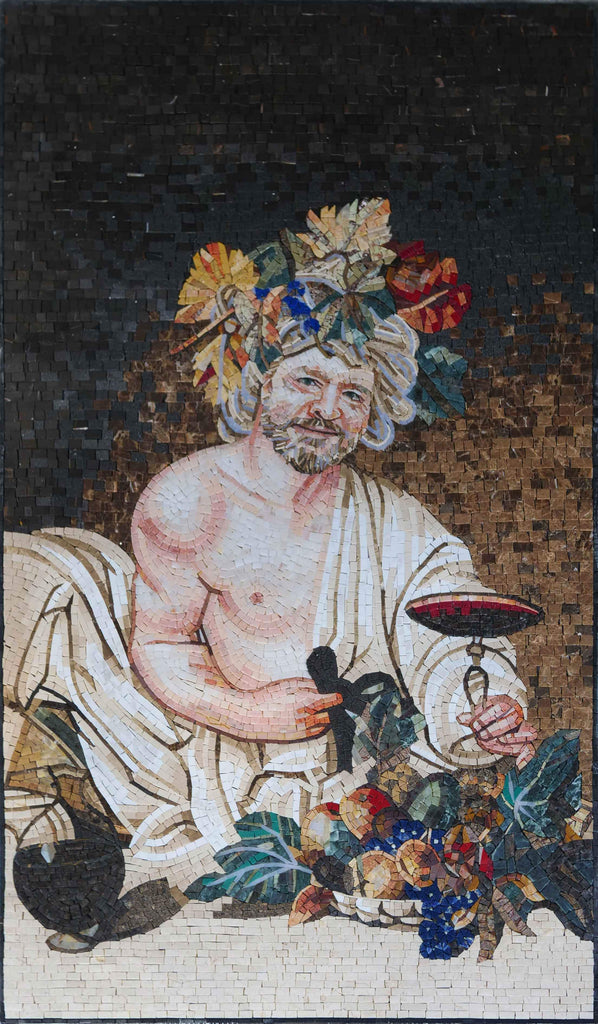 Retrato de mosaico personalizado - Estética romana