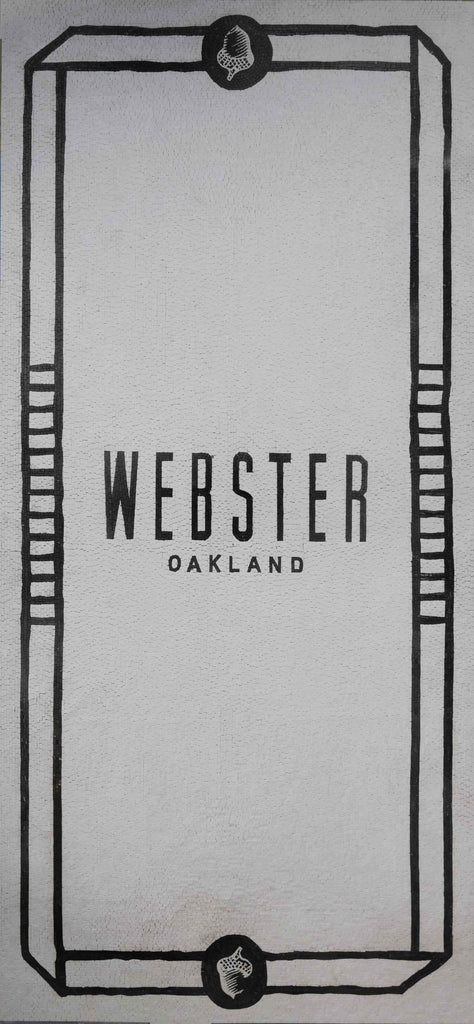 Arte de mosaico personalizado - Webster Oakland Vertical