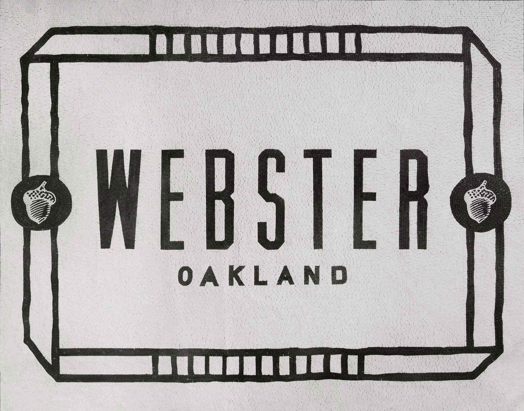 Oeuvre personnalisée en mosaïque - Webster Oakland Horizontal