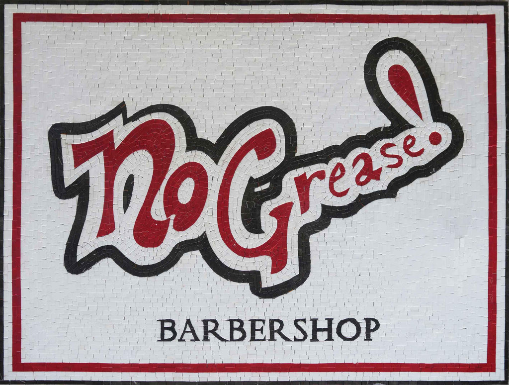 Barbershop Mosaic Sign
