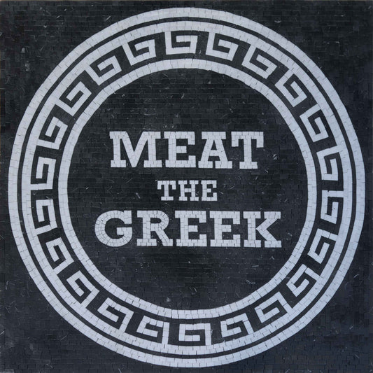 Custom Roman Border Mosaic Art