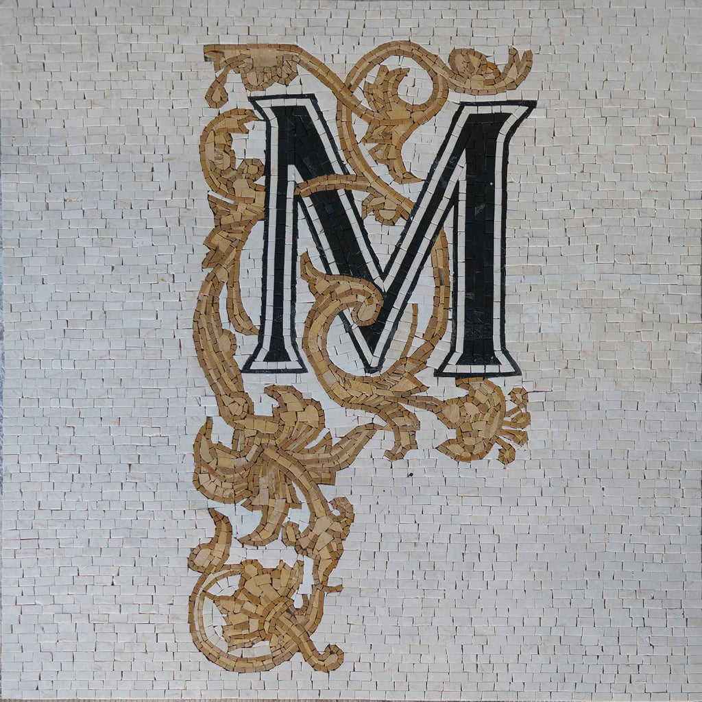 Mosaic Monogram - M
