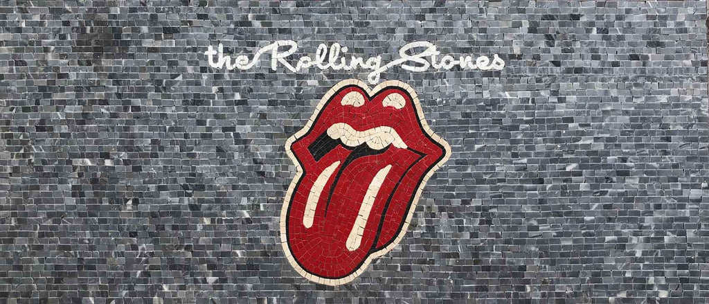 The Rolling Stones - arte em mosaico