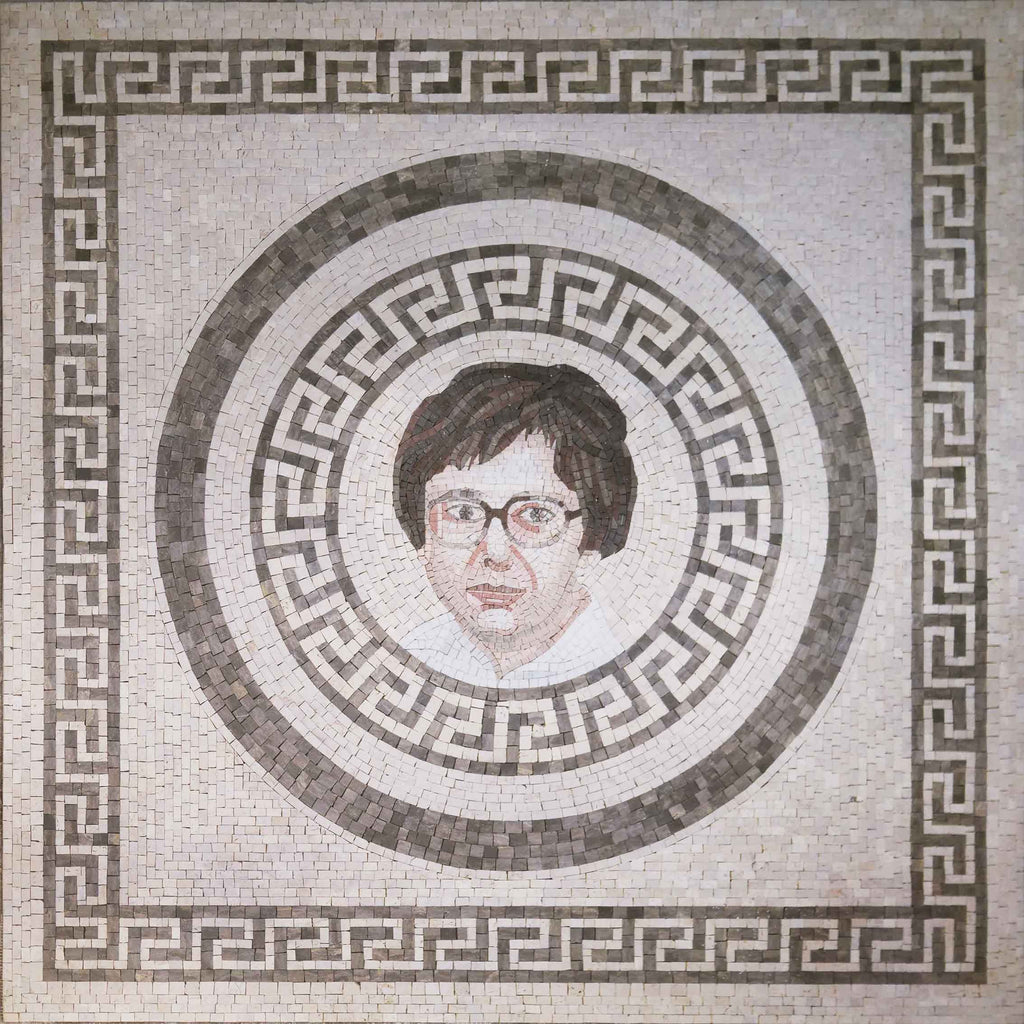Retrato de mosaico personalizado - Arte de mosaico