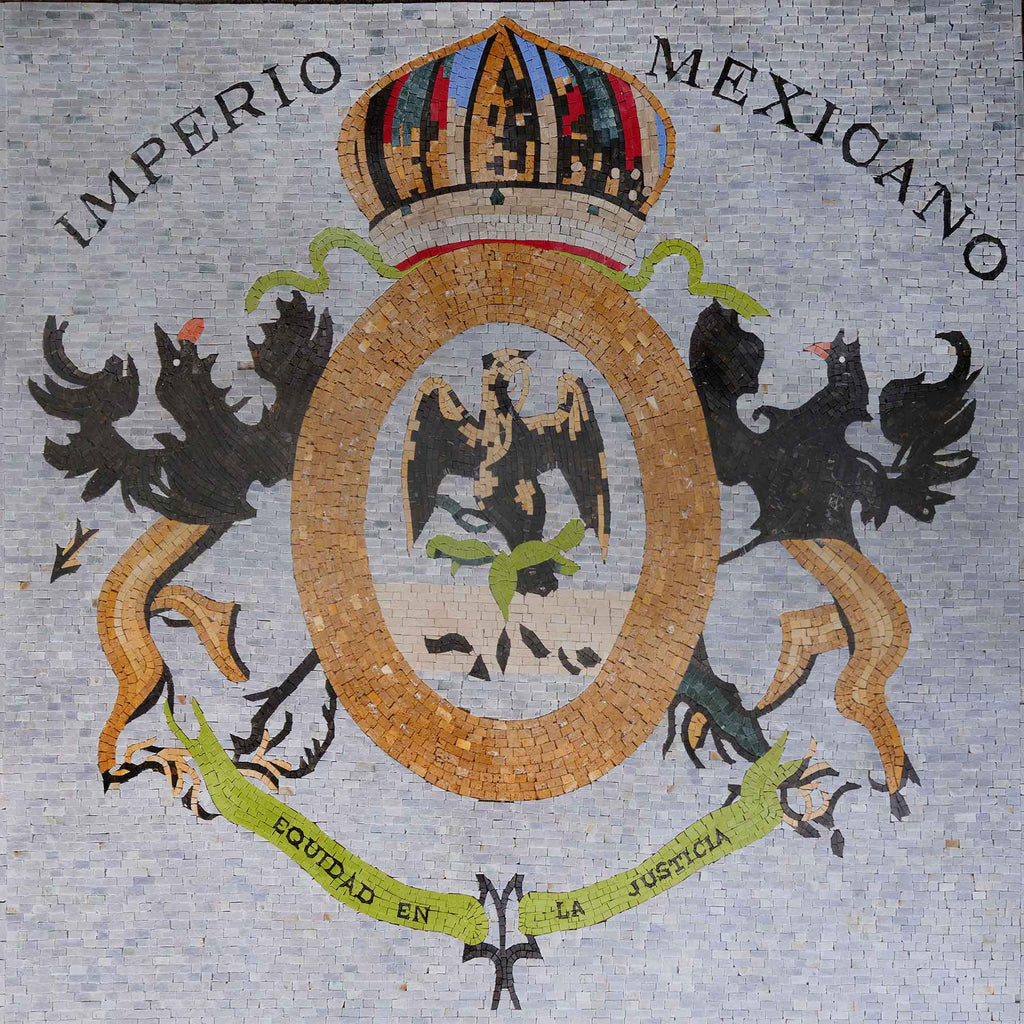 Oeuvre de mosaïque - Imperio Mexicano