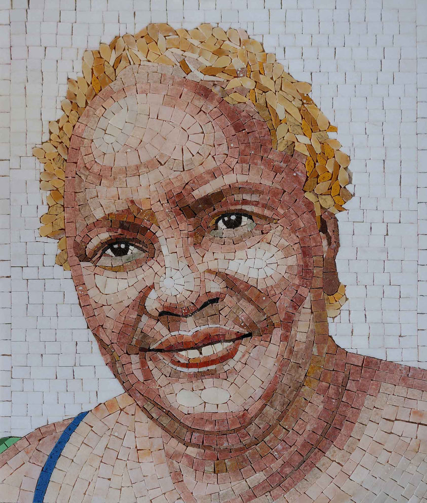 Retrato Personalizado - Mujer Mosaico
