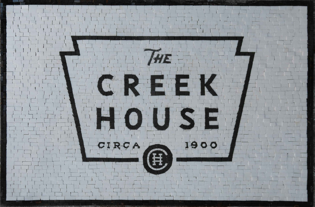 The Creek House - Conception de mosaïque de marbre