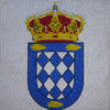 Logotipo de mosaico - Logotipo real azul