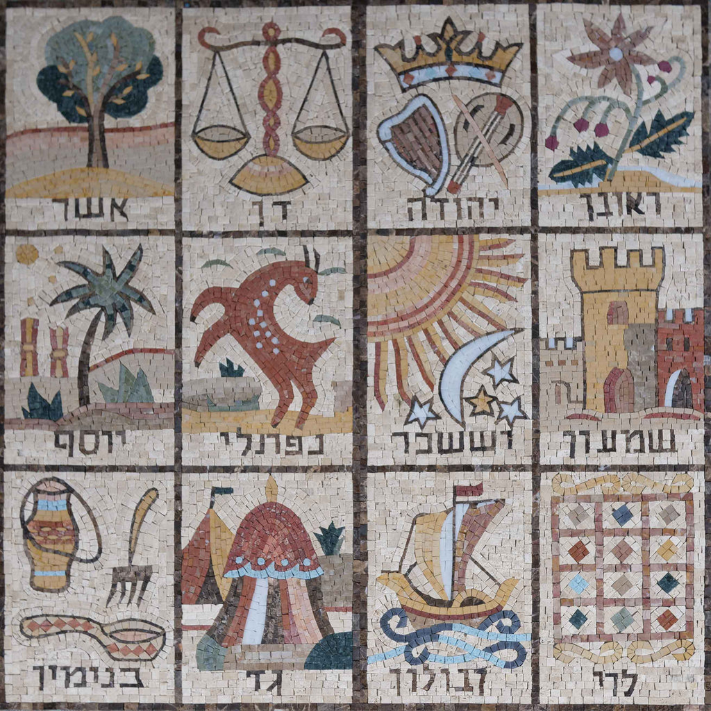 Les douze tribus de Jacob - Mosaïque religieuse