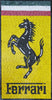 Design de logotipo em mosaico Ferrari