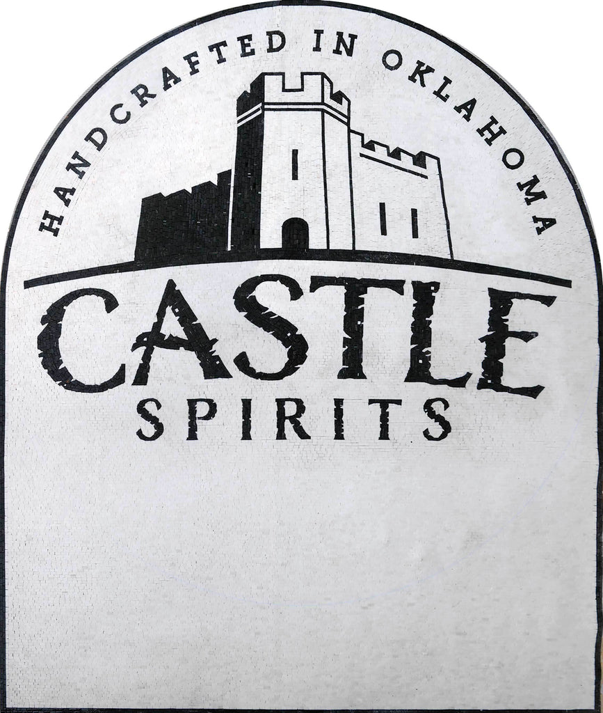 Logotipo del mosaico de los espíritus del castillo