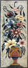 Daisies and Lilies Handmade Mosaic