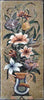 The Lilies Blossom Mosaic Artwork