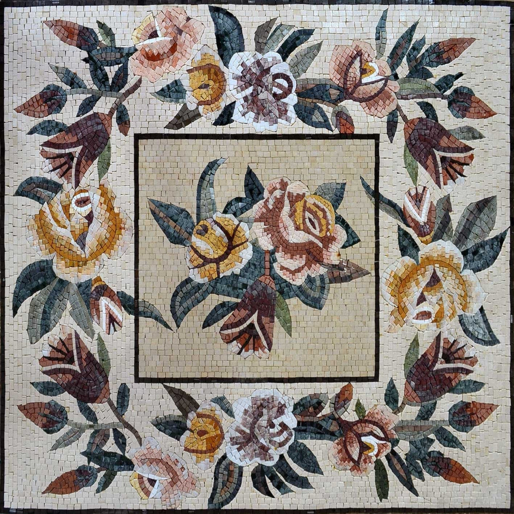 Panel de paisaje floral - Naida
