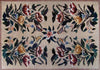 Mosaicos de mármol florales