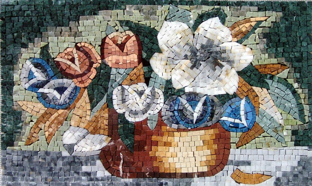 Disposizione del mosaico del fiore di Gypsophilia