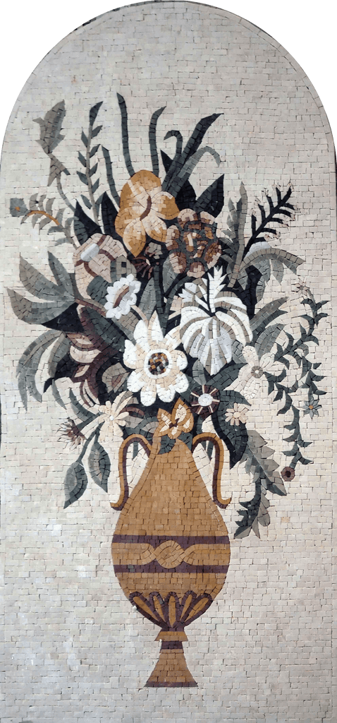 Arte em mosaico - Bouquet Brilhante