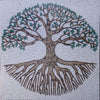 Diseño de mosaico del árbol de la vida