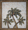 Le palme - Opera d'arte a mosaico