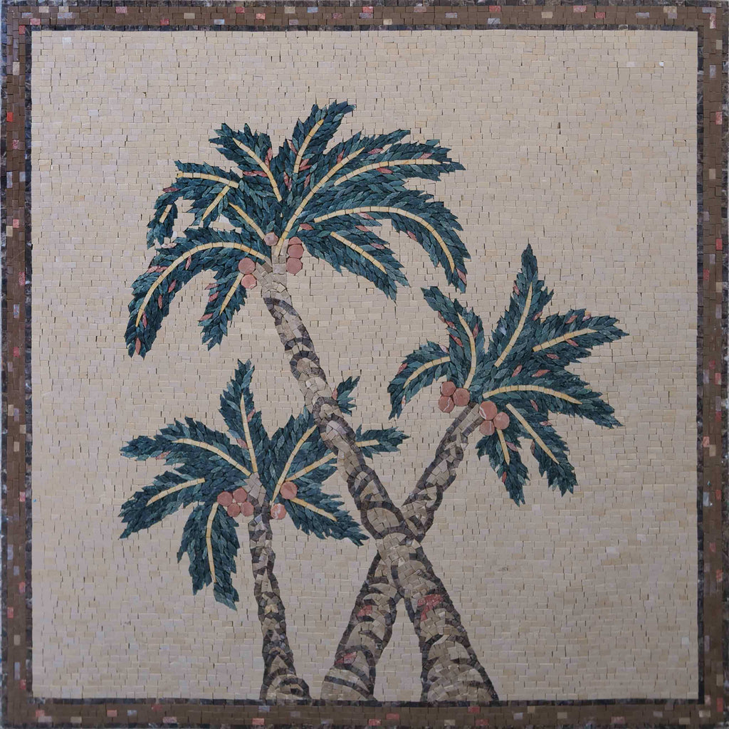 Cocoteros - Naturaleza mosaico
