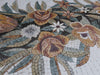 Oriental Flower Bouquet - Mosaic Artwork