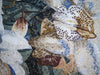 Art mural en mosaïque - Lillys blancs