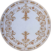 Royal Circular Medallion - Mosaic Art