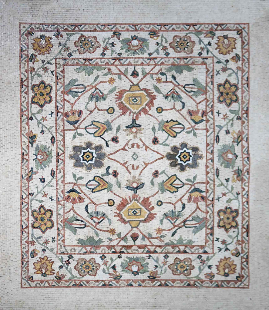 Mosaic Pattern - Floral Carpet