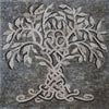 Árbol entrelazado - Obra de mosaico