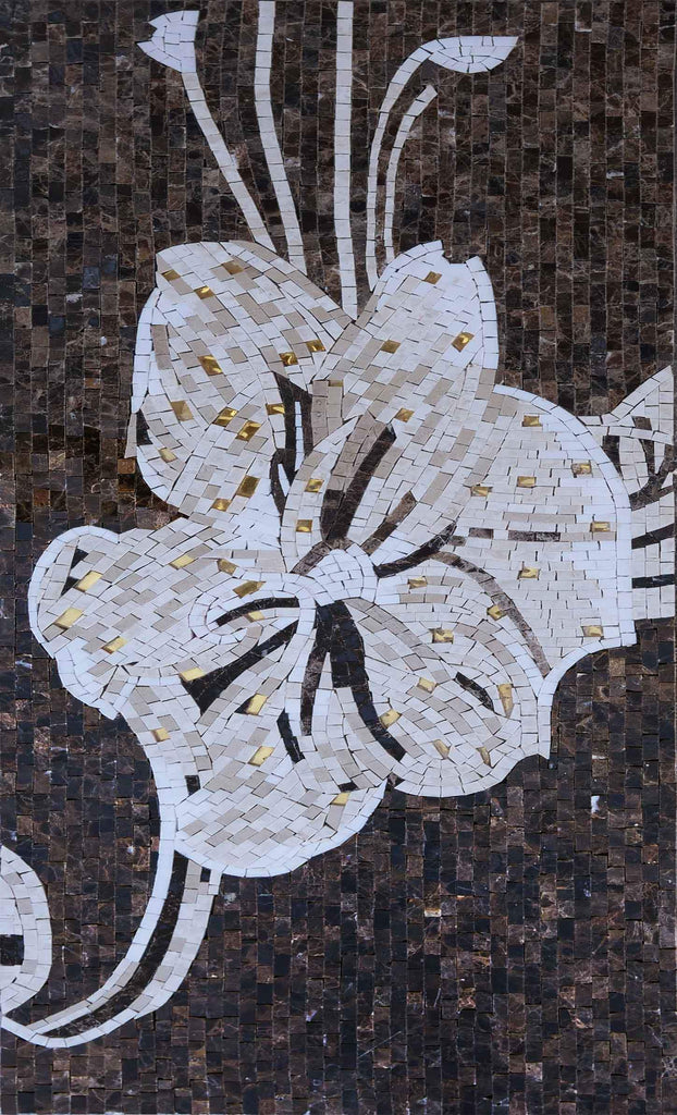 Arte de parede em mosaico - Flor Sophia I