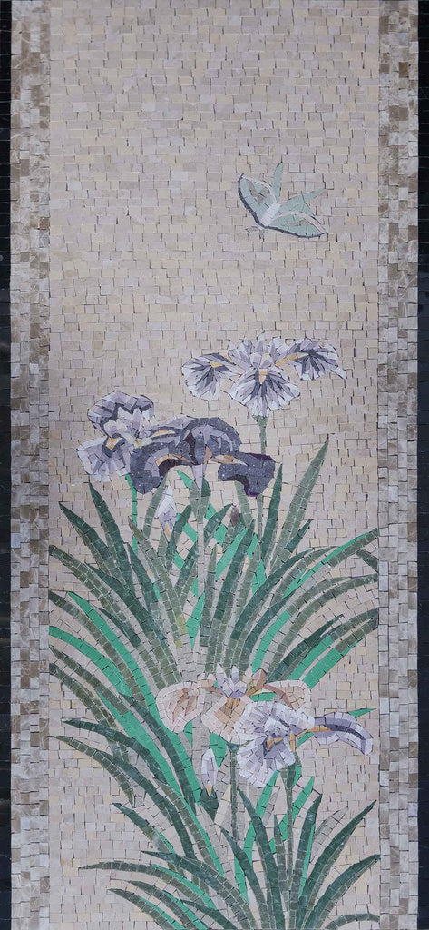 Lirio del Nilo - Obra de mosaico
