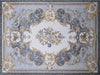 Luxury Floral Rug - Mosaic Artwork