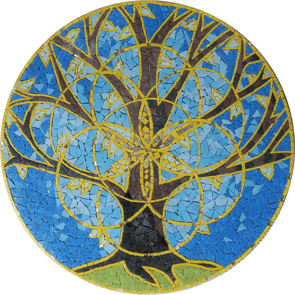 A Árvore da Vida - Desenho em Mosaico