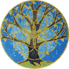 Der Baum des Lebens - Mosaik-Design