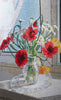 La Fleuri Vase - Floral Mosaic Design